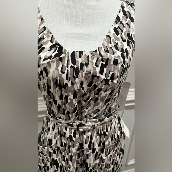 NWT Adrianna Papell Stretch Midi Dress with Belt  sz 8 - Picture 4 of 9